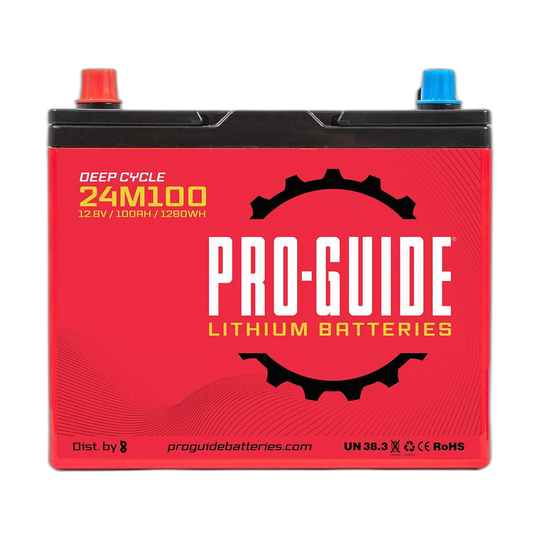 12V 100AH Group 24 LiFePO4 Deep Cycle Battery