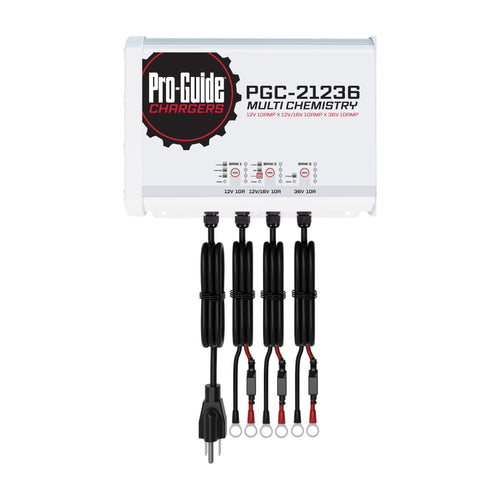 12V, 16V, & 36V 10A 3-Bank Battery Charger