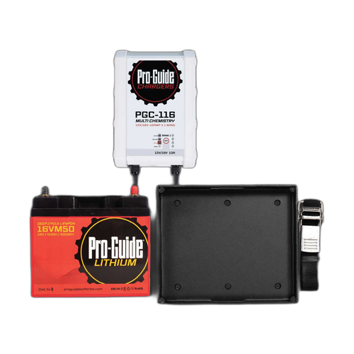 16V 50AH LiFePO4 Deep Cycle Battery Bundle