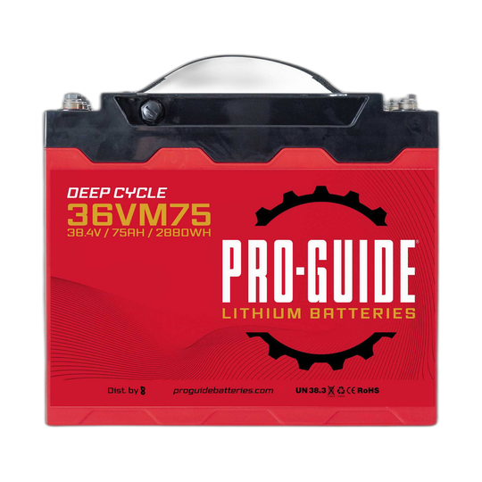 36V 75AH Group 31 (Tall) LiFePO4 Deep Cycle Battery