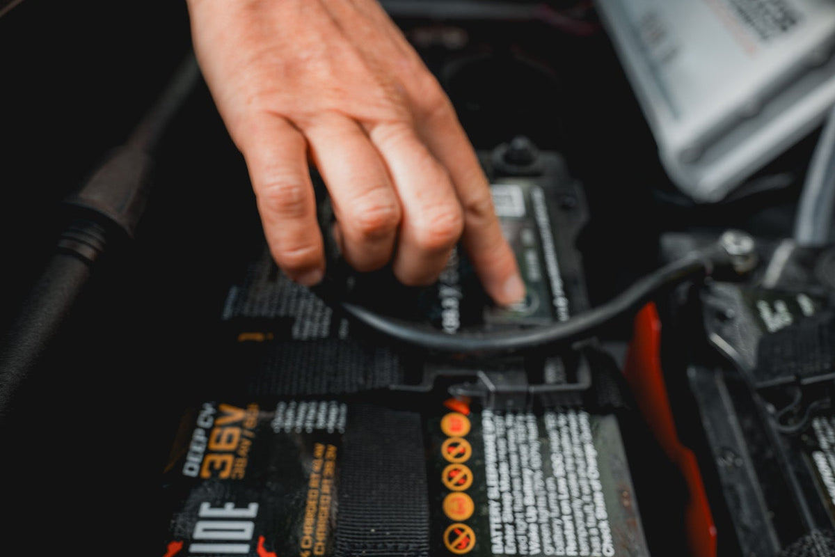 Alpha Line battery on/off switch