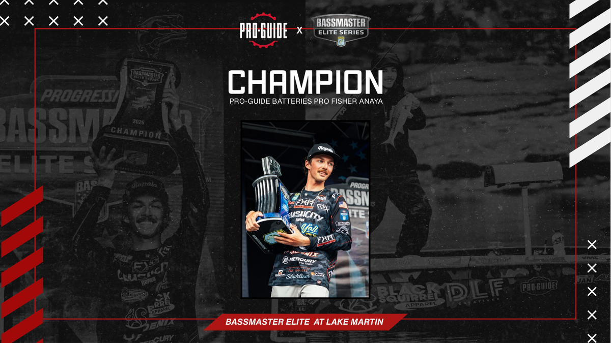 Pro-Guide Batteries Pro Fisher Anaya Gets It Done at Lake Martin