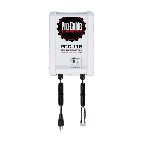 12/16V 10A 1-Bank Battery Charger