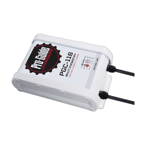 12/16V 10A 1-Bank Battery Charger