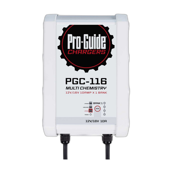 12/16V 10A 1-Bank Battery Charger
