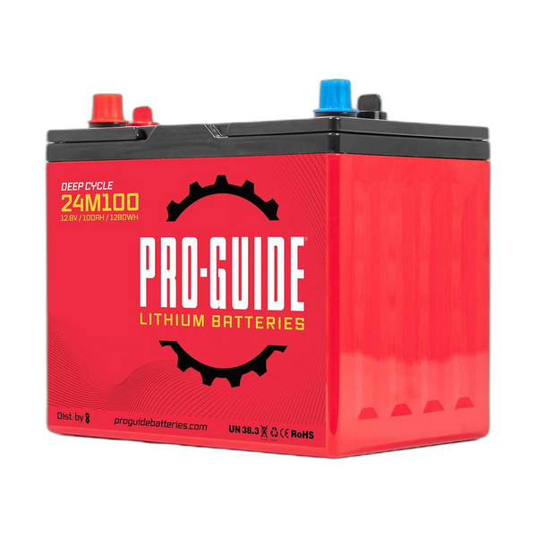 12V 100AH Group 24 LiFePO4 Deep Cycle Battery