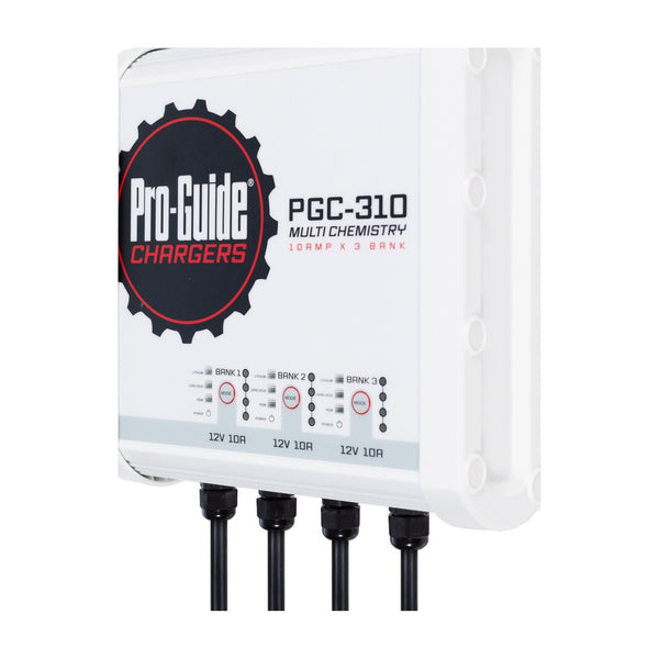 12V 10A 3-Bank Battery Charger