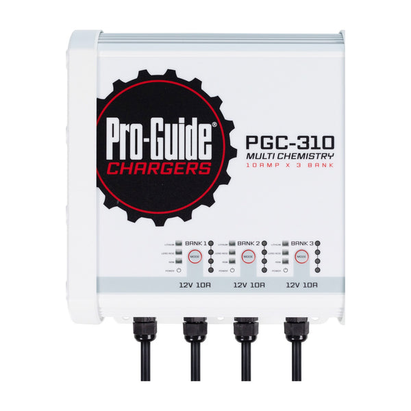12V 10A 3-Bank Battery Charger