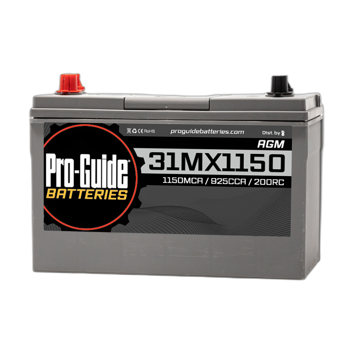 12V 1150MCA Group 31 AGM Starting Battery