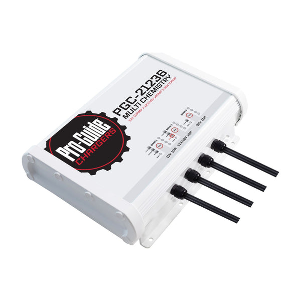 12V, 16V, & 36V 10A 3-Bank Battery Charger