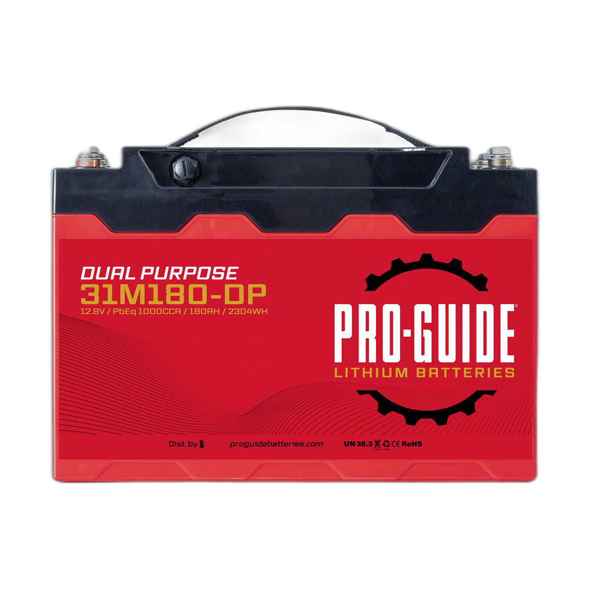 12V 180AH Group 31 LiFePO4 Dual Purpose Battery