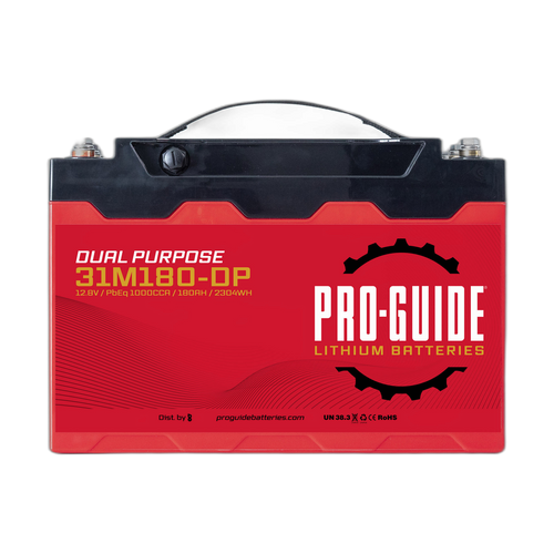 12V 180AH Group 31 LiFePO4 Dual Purpose Battery