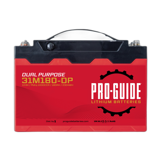 12V 180AH Group 31 LiFePO4 Dual Purpose Battery