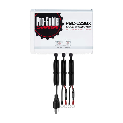12V 20A & 36V 10A 2-Bank Battery Charger