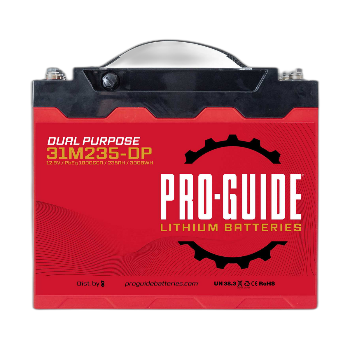 12V 235AH Group 31 (Tall) LiFePO4 Dual Purpose Battery