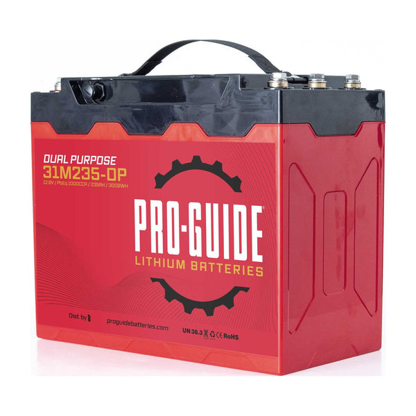 12V 235AH Group 31 (Tall) LiFePO4 Dual Purpose Battery
