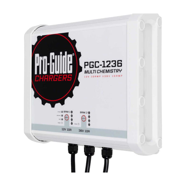 12V & 36V 10A 2-Bank Battery Charger