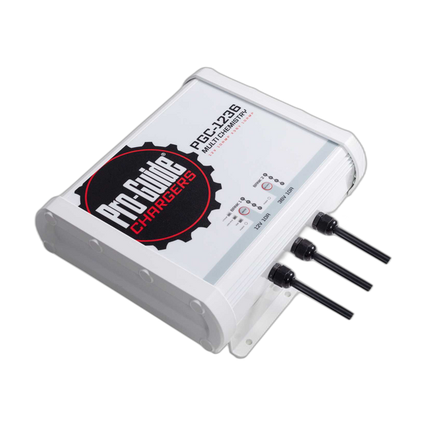 12V & 36V 10A 2-Bank Battery Charger