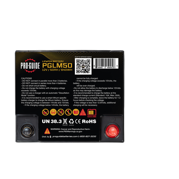 12V 50AH LiFePO4 Deep Cycle Battery