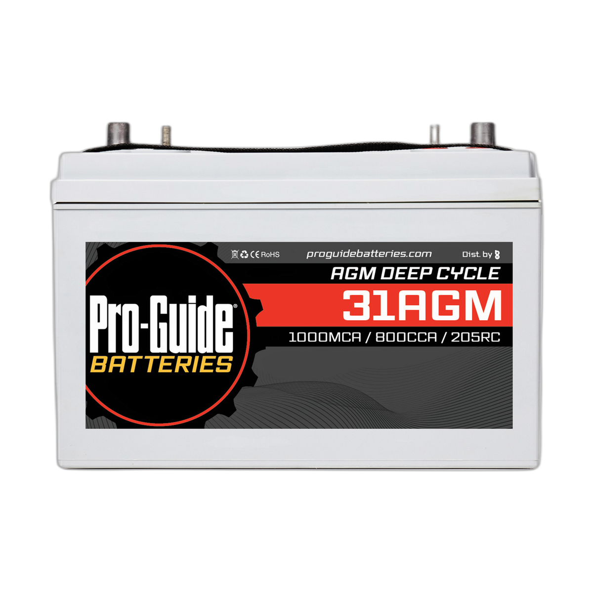 12V Group 31 AGM Deep Cycle Battery