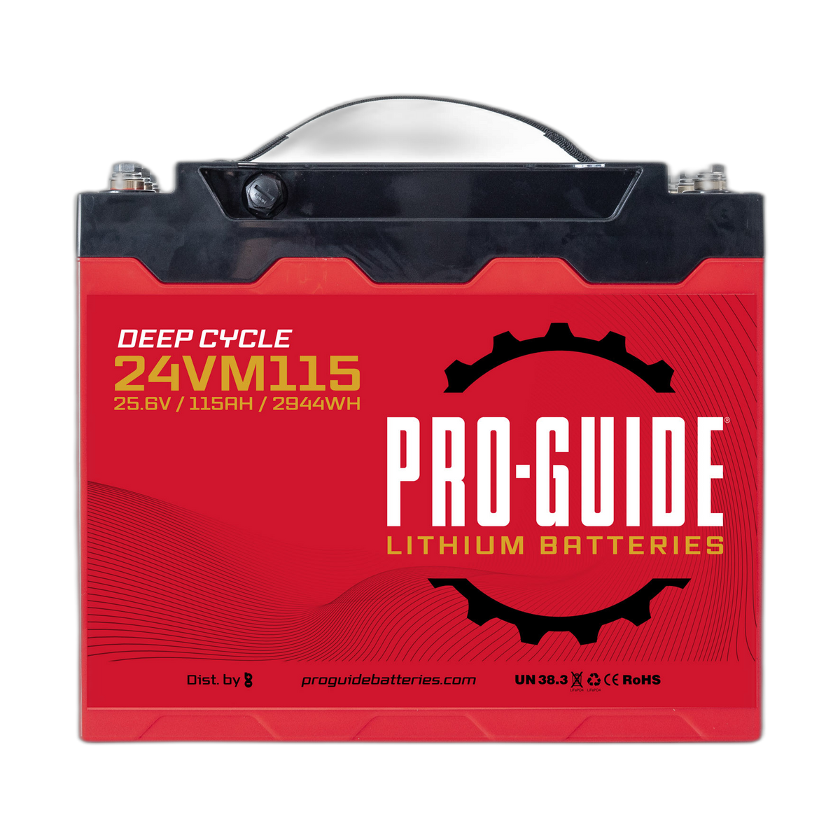 24V 115AH Group 31 (Tall) LiFePO4 Deep Cycle Battery