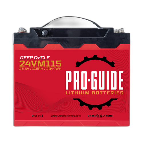 24V 115AH Group 31 (Tall) LiFePO4 Deep Cycle Battery