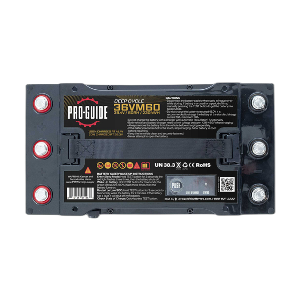 36V 60AH Group 31 LiFePO4 Deep Cycle Battery
