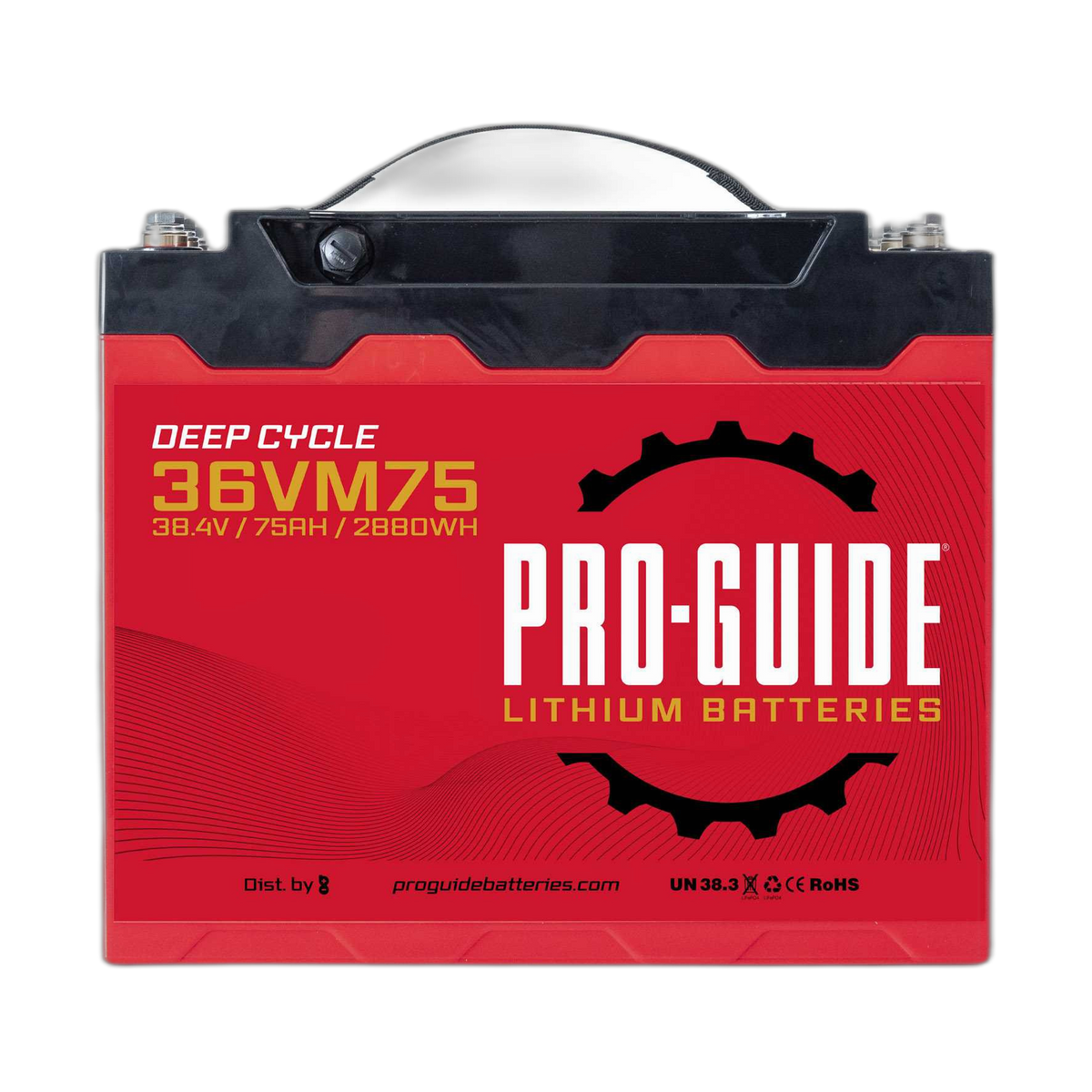 36V 75AH Group 31 (Tall) LiFePO4 Deep Cycle Battery
