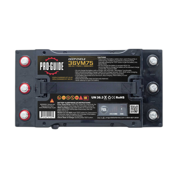 36V 75AH Group 31 (Tall) LiFePO4 Deep Cycle Battery