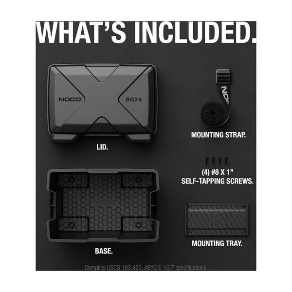 NOCO Group 24 Snap-Top Battery Box