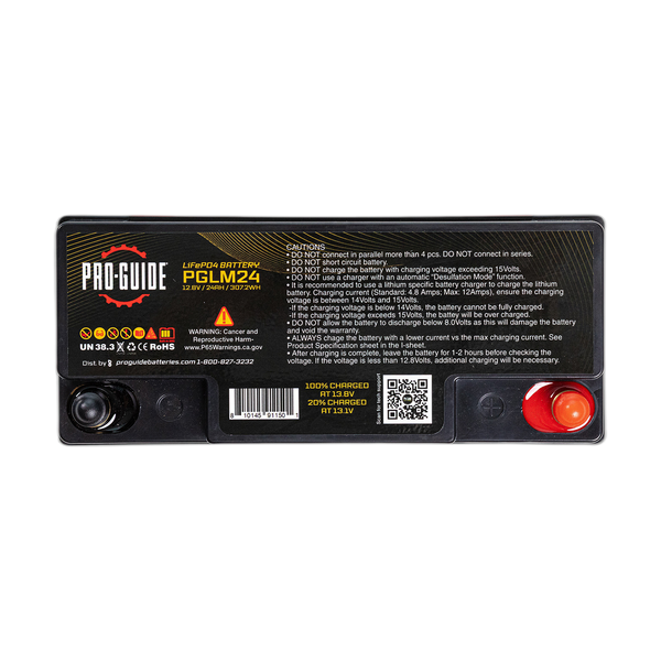 12V 24AH LiFePO4 Deep Cycle Battery